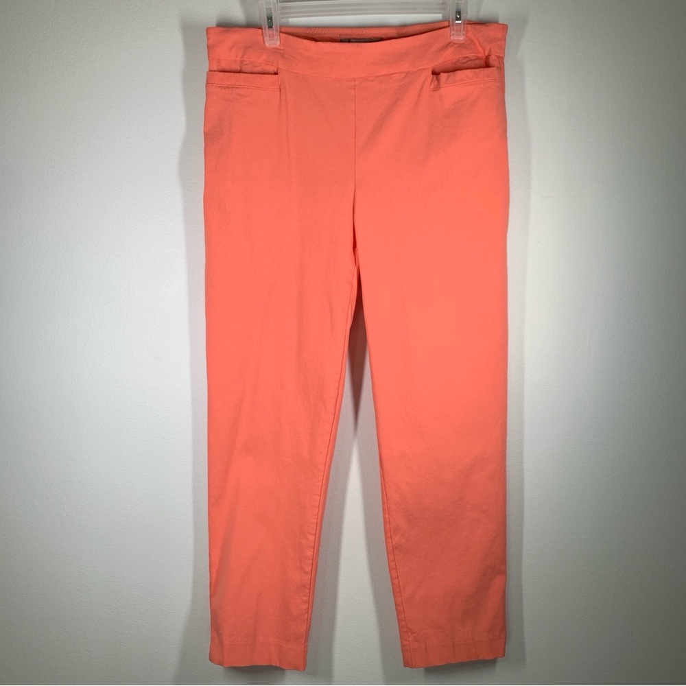 Women’s Valerie Stevens Capris SZ 14 Orange, Coral Color Vacation Beach …
